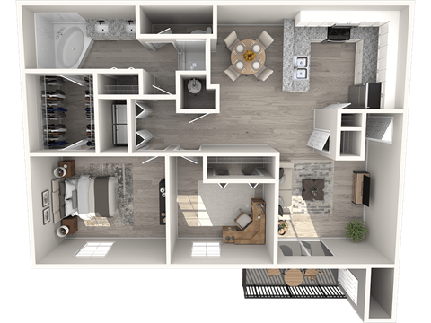 The Azalea Floor Plan at Saddleworth Green, Ocala, 34474